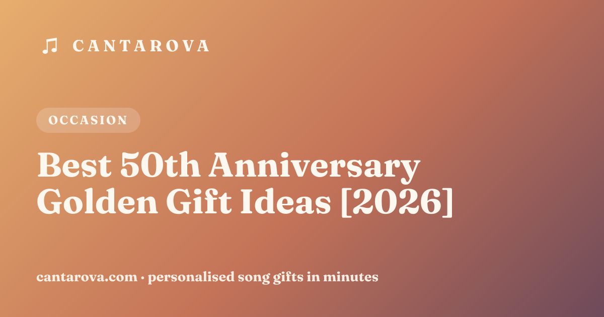 Best 50th Anniversary Golden Gift Ideas [2026]