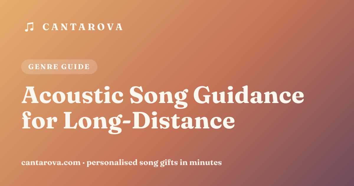 Acoustic Song Guidance for Long-Distance