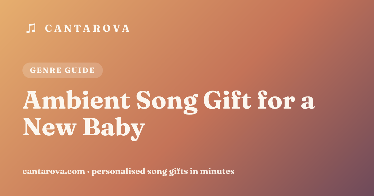 Ambient Song Gift for a New Baby
