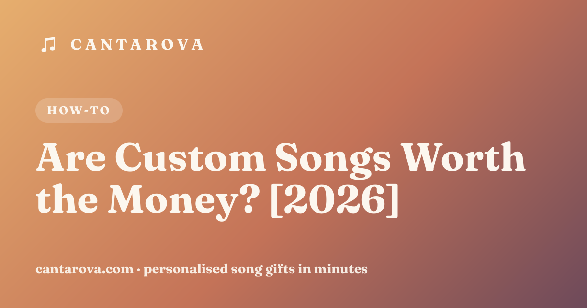 Are Custom Songs Worth the Money? [2026]