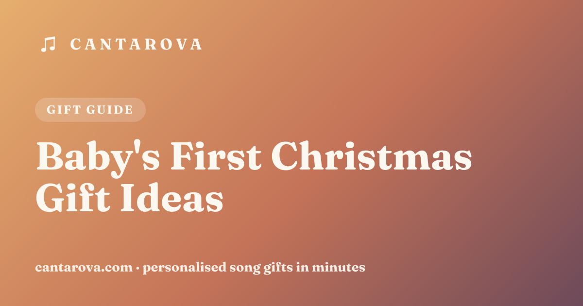 Baby's First Christmas Gift Ideas
