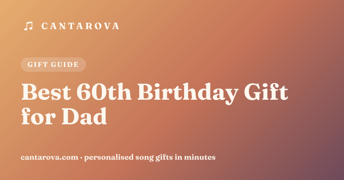 Best 60th Birthday Gift for Dad