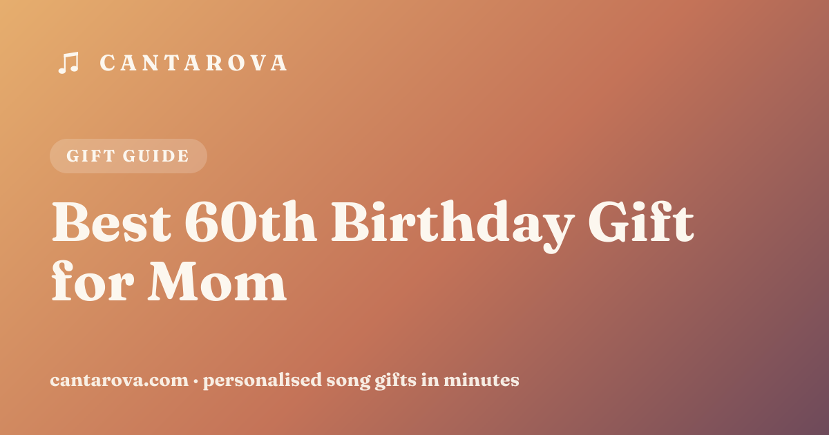 Best 60th Birthday Gift for Mom