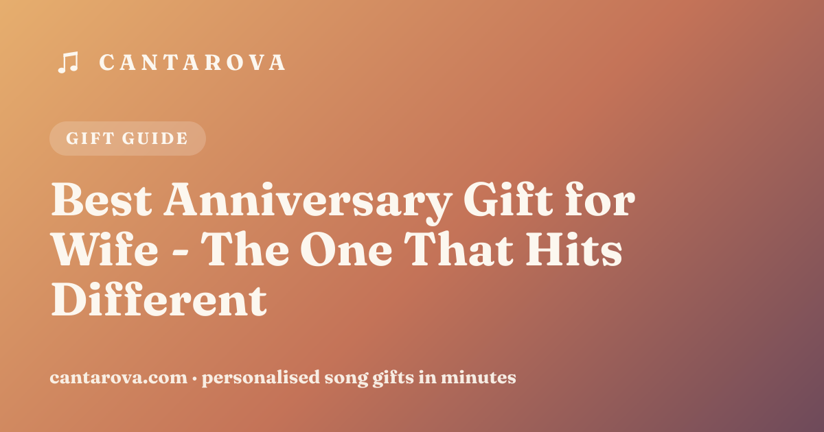 Best Anniversary Gift for Wife - The One That Hits Different