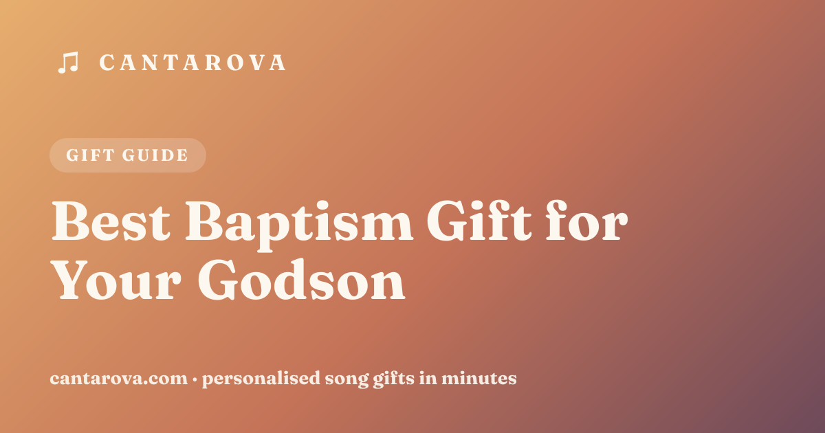 Best Baptism Gift for Your Godson