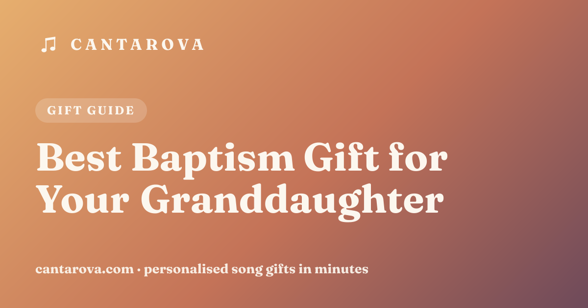 Best Baptism Gift for Your Granddaughter