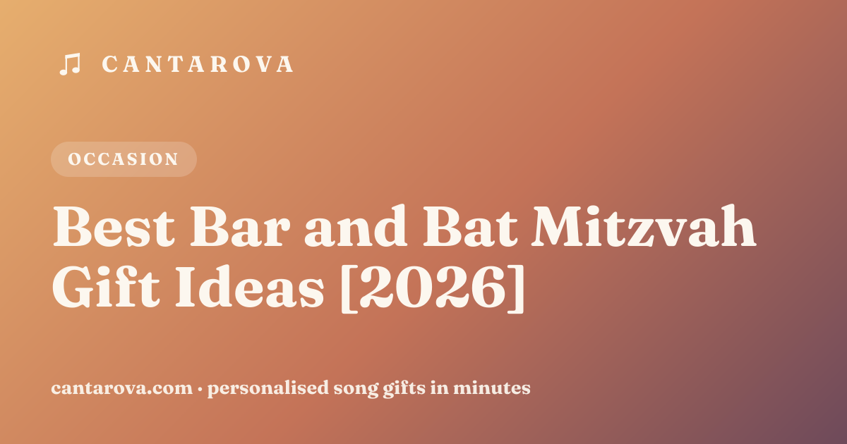 Best Bar and Bat Mitzvah Gift Ideas [2026]