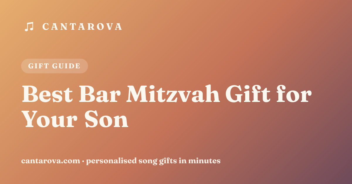 Best Bar Mitzvah Gift for Your Son