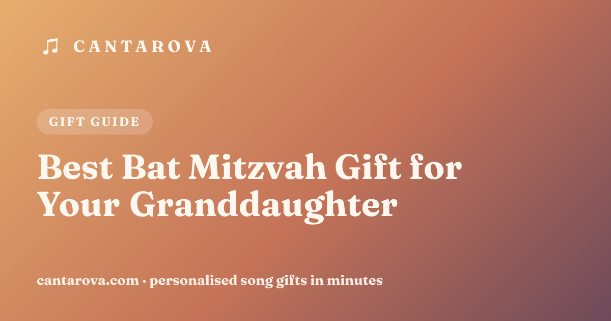 Best Bat Mitzvah Gift for Your Granddaughter