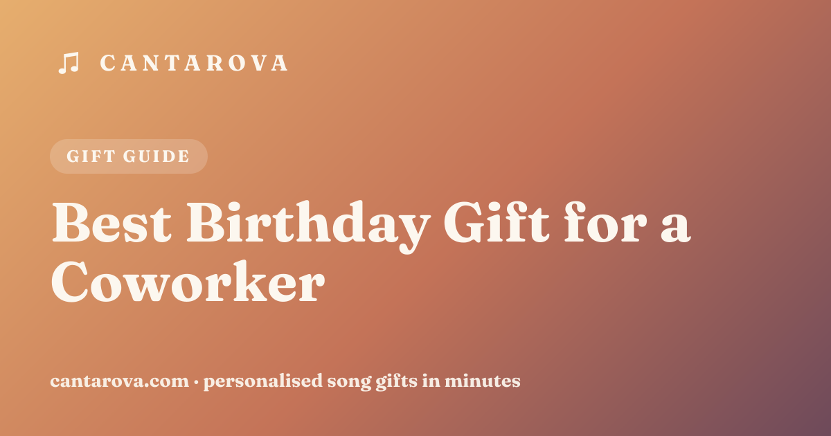 Best Birthday Gift for a Coworker