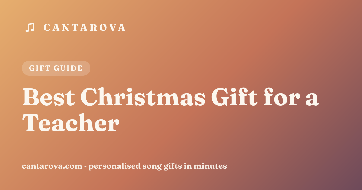 Best Christmas Gift for a Teacher