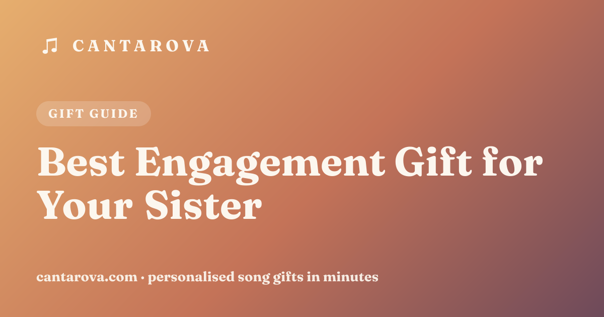 Best Engagement Gift for Your Sister