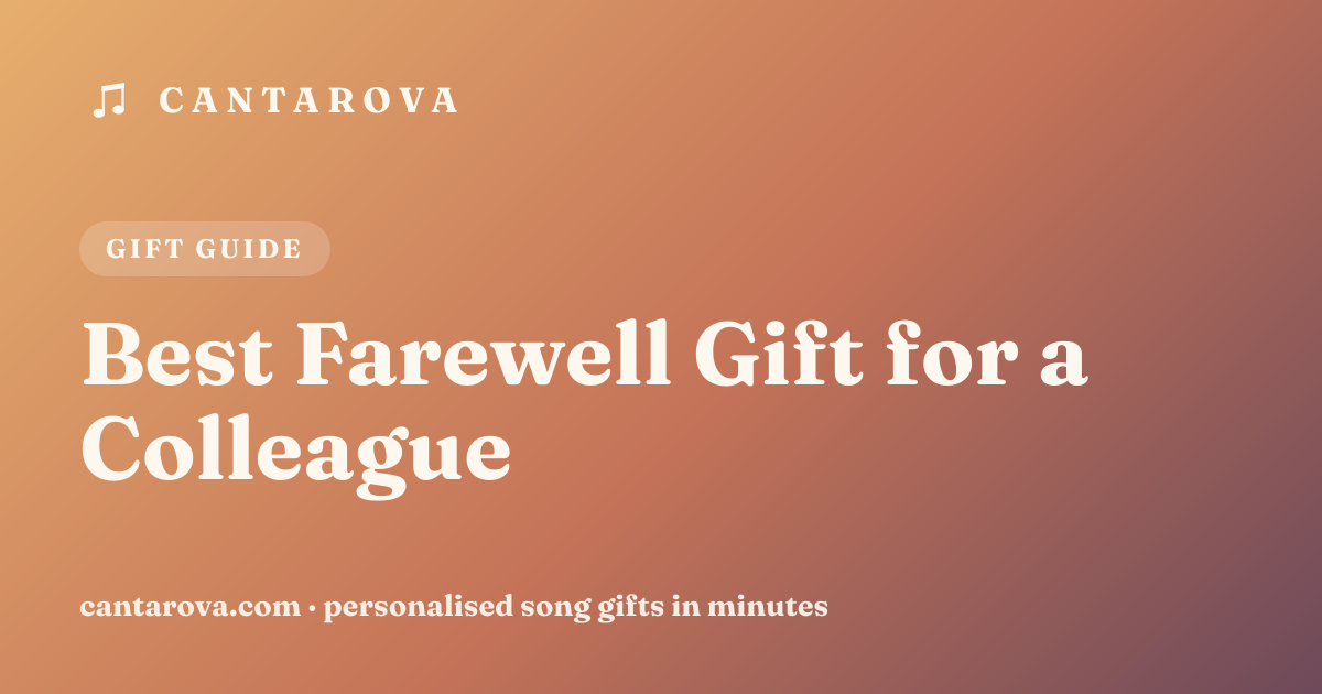 Best Farewell Gift for a Colleague