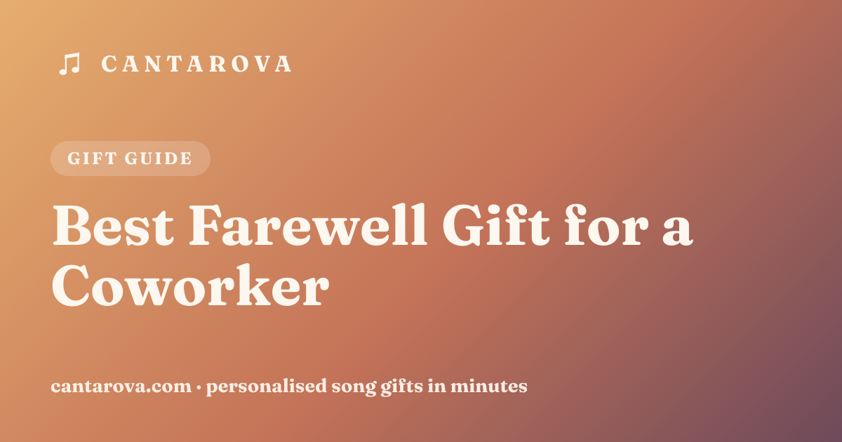 Best Farewell Gift for a Coworker