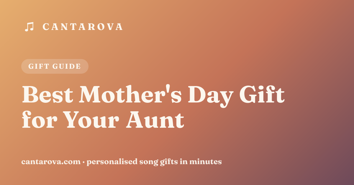 Best Mother's Day Gift for Your Aunt