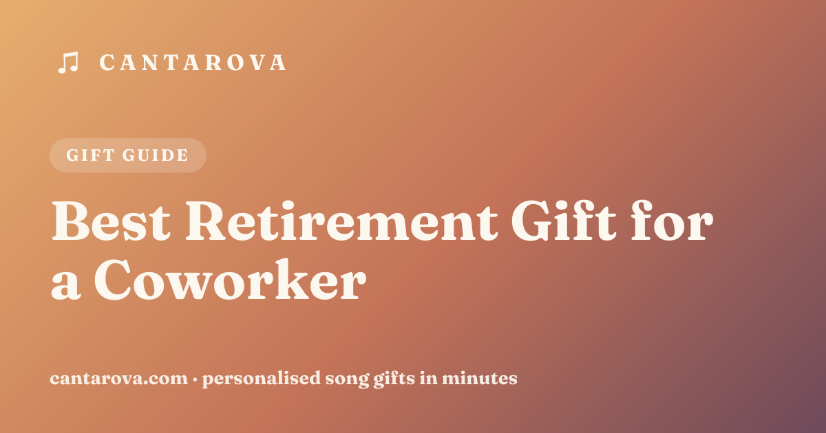 Best Retirement Gift for a Coworker