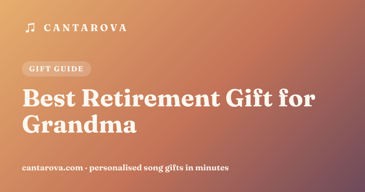 Best Retirement Gift for Grandma