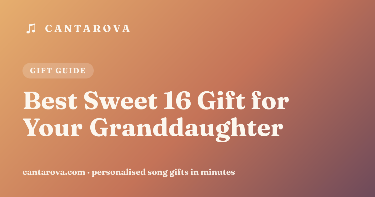 Best Sweet 16 Gift for Your Granddaughter