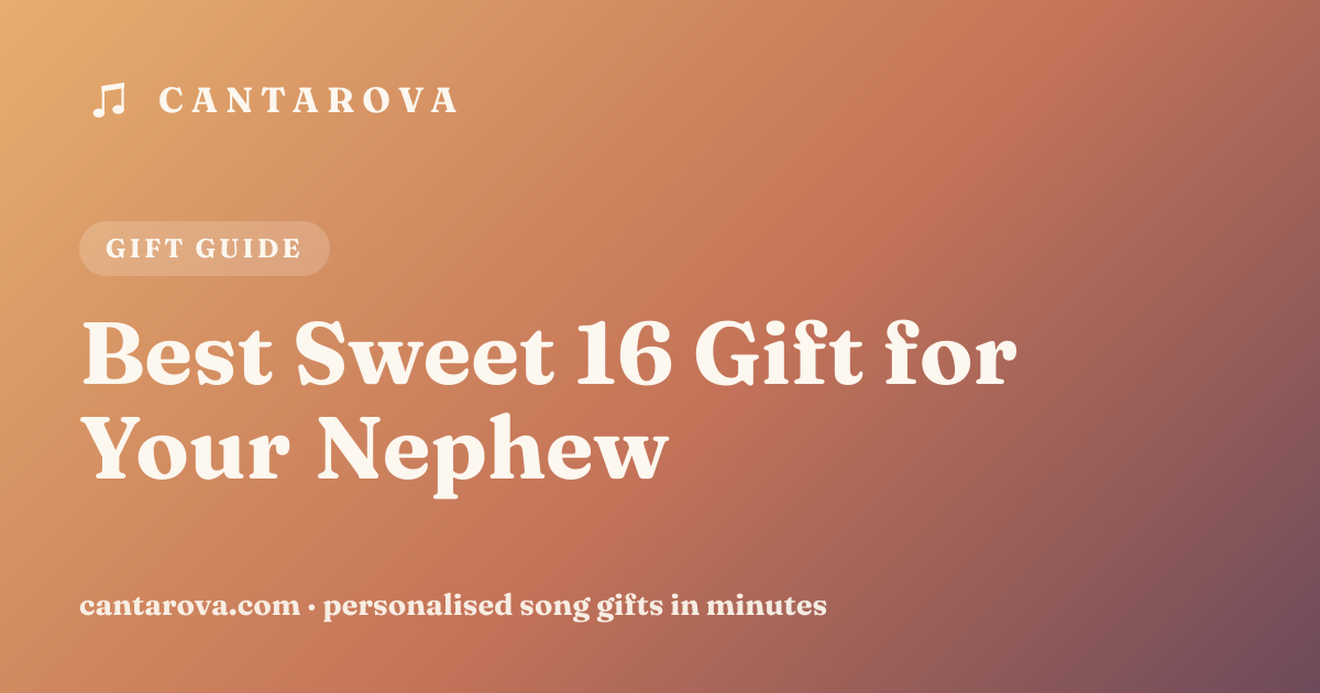 Best Sweet 16 Gift for Your Nephew