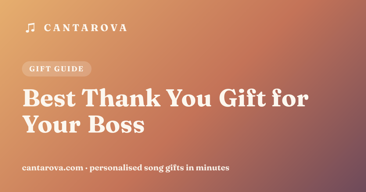 Best Thank You Gift for Your Boss