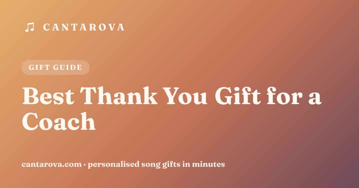 Best Thank You Gift for a Coach