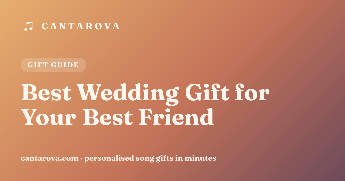 Best Wedding Gift for Your Best Friend