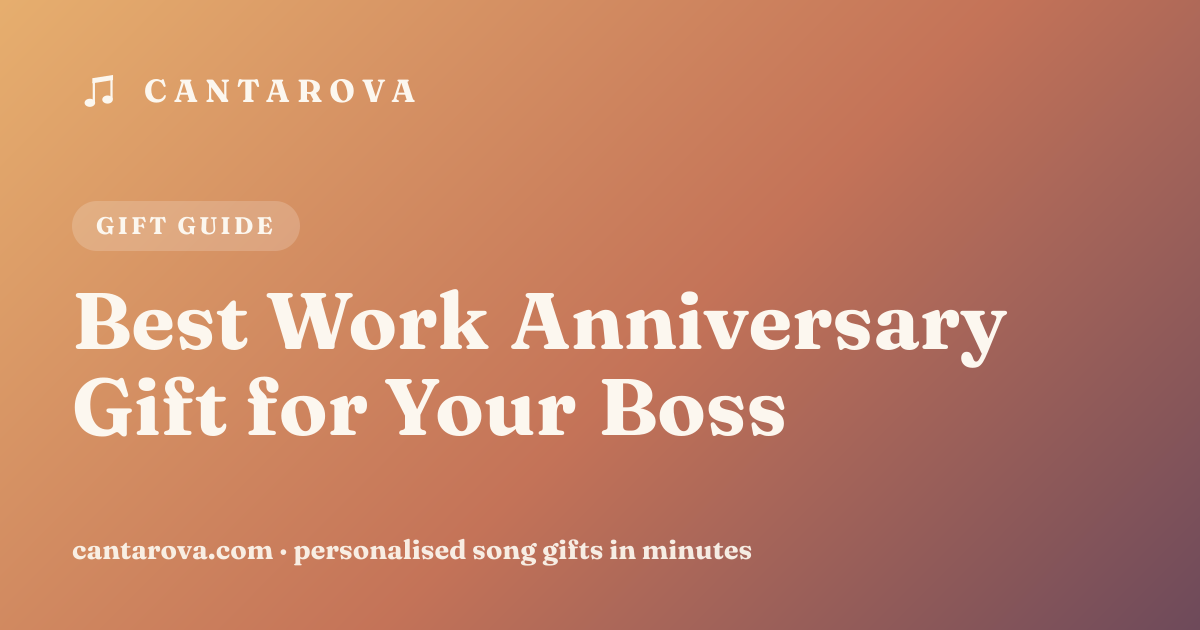 Best Work Anniversary Gift for Your Boss