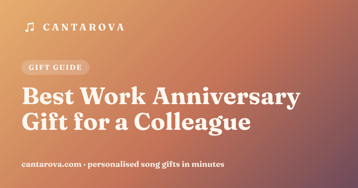 Best Work Anniversary Gift for a Colleague