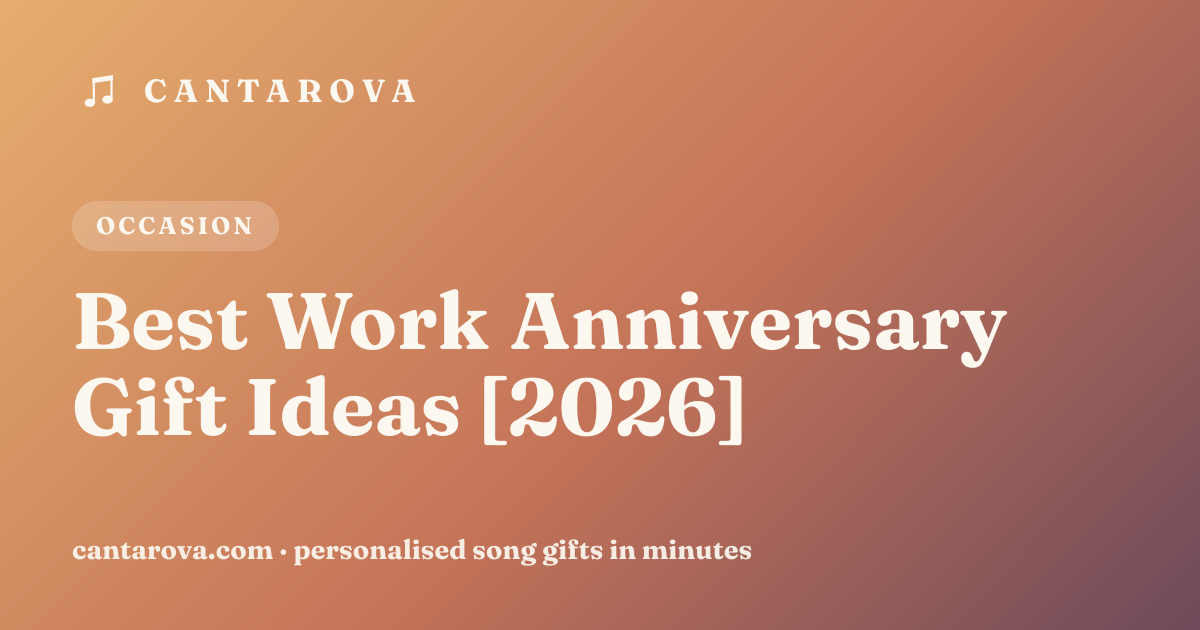 Best Work Anniversary Gift Ideas [2026]