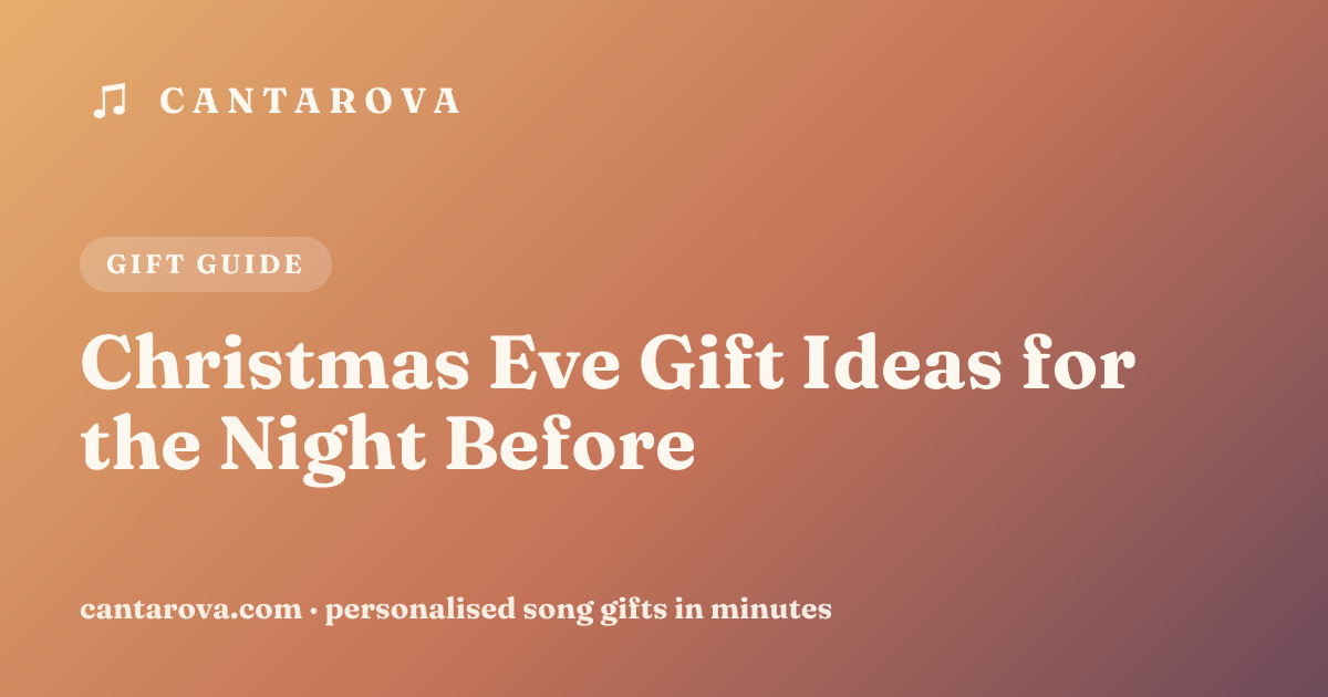 Christmas Eve Gift Ideas for the Night Before