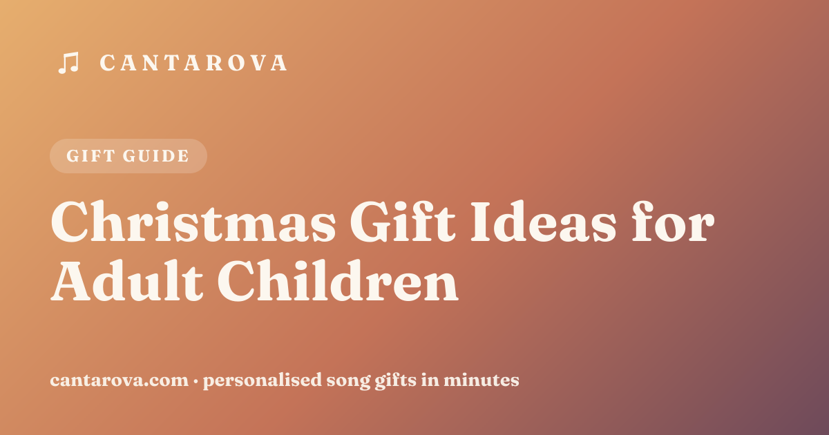 Christmas Gift Ideas for Adult Children