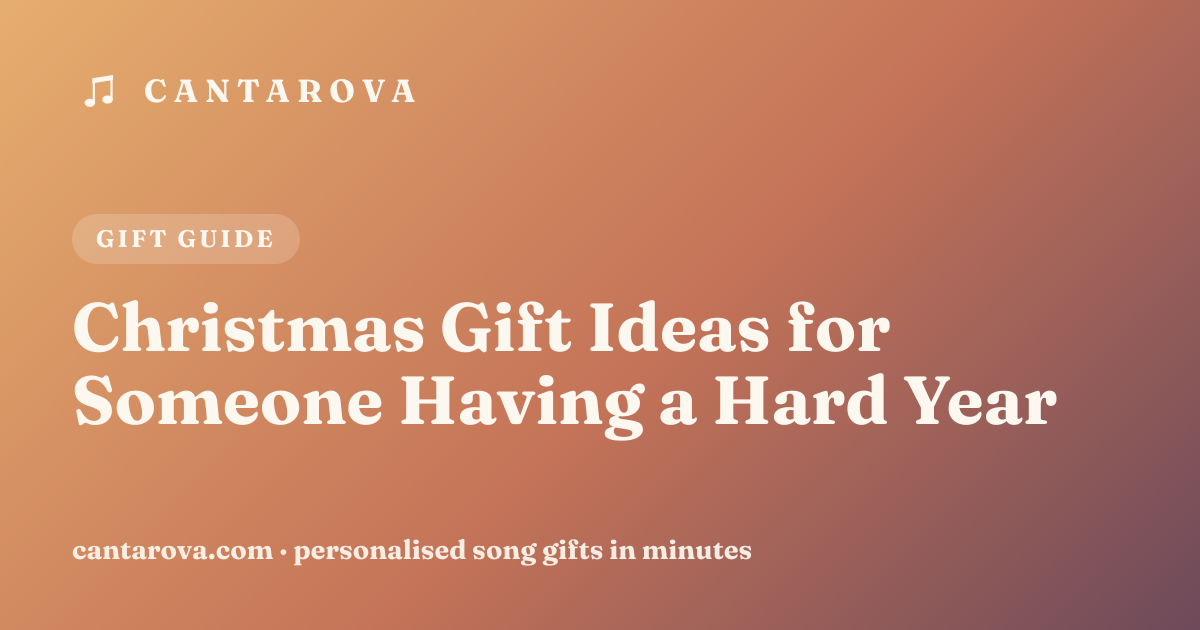 Christmas Gift Ideas for Someone Having a Hard Year