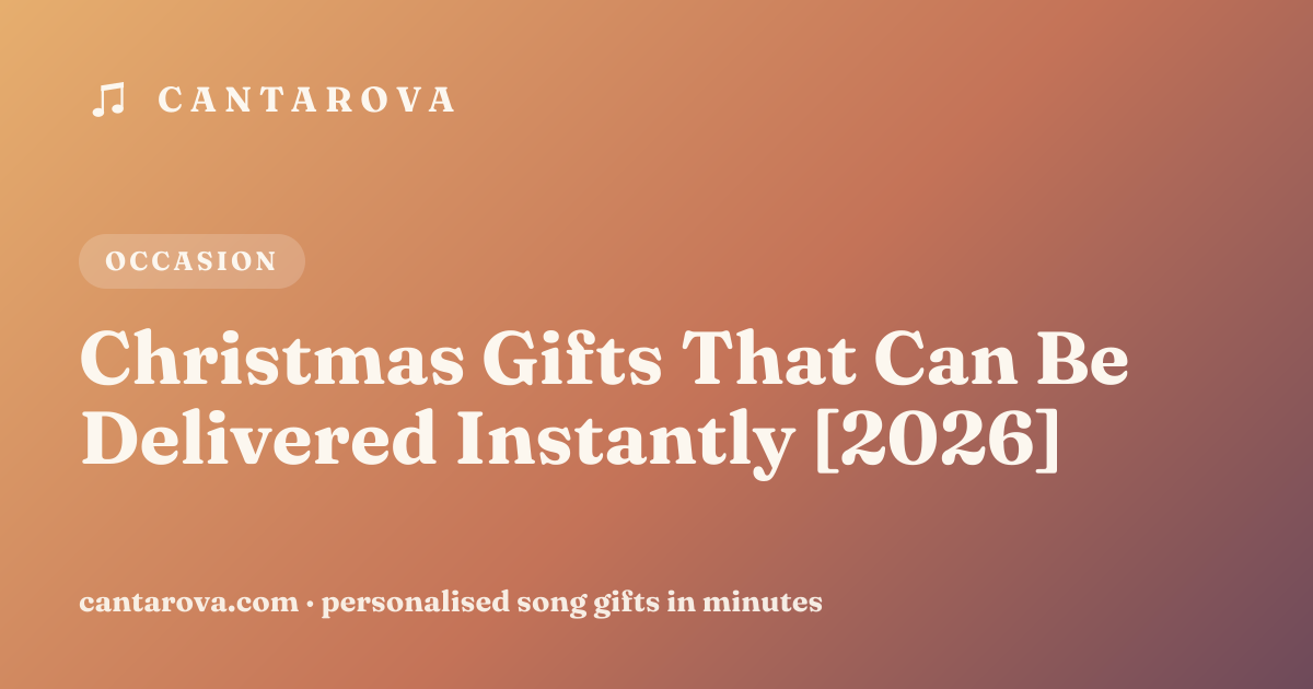 Christmas Gifts That Can Be Delivered Instantly [2026]
