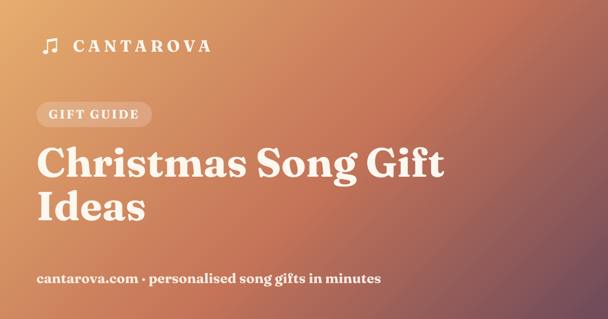 Christmas Song Gift Ideas