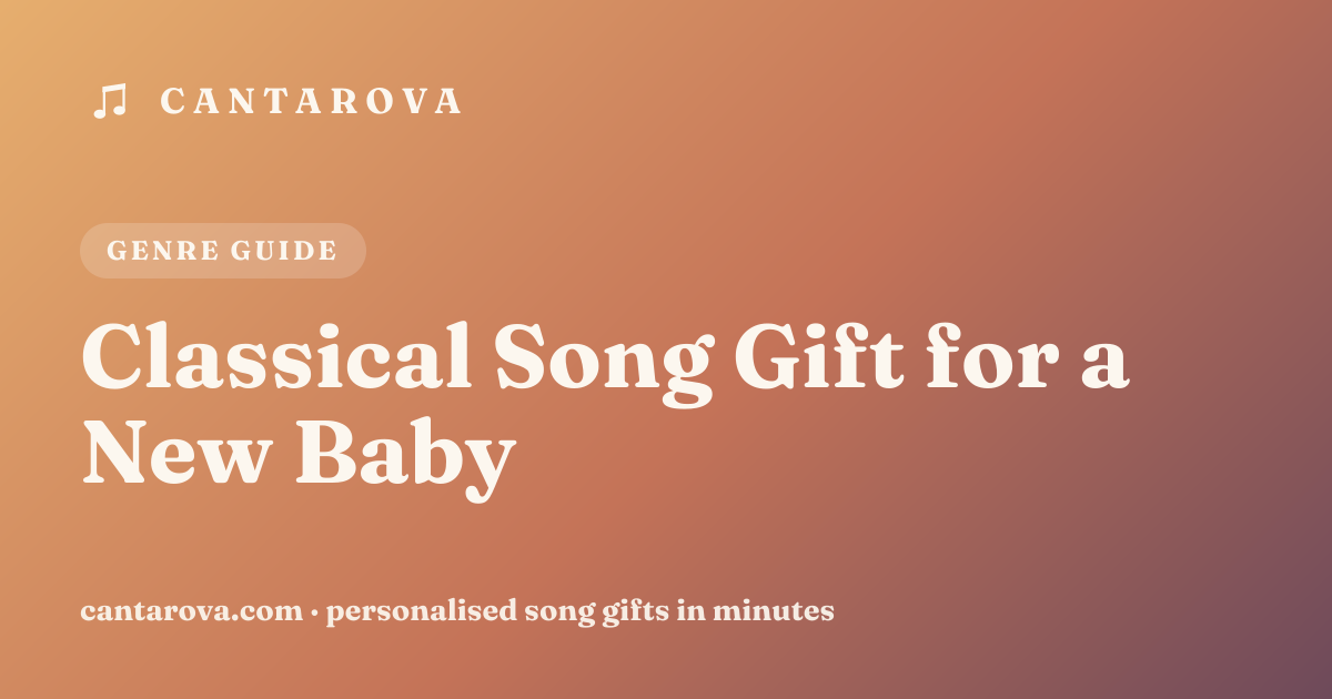 Classical Song Gift for a New Baby