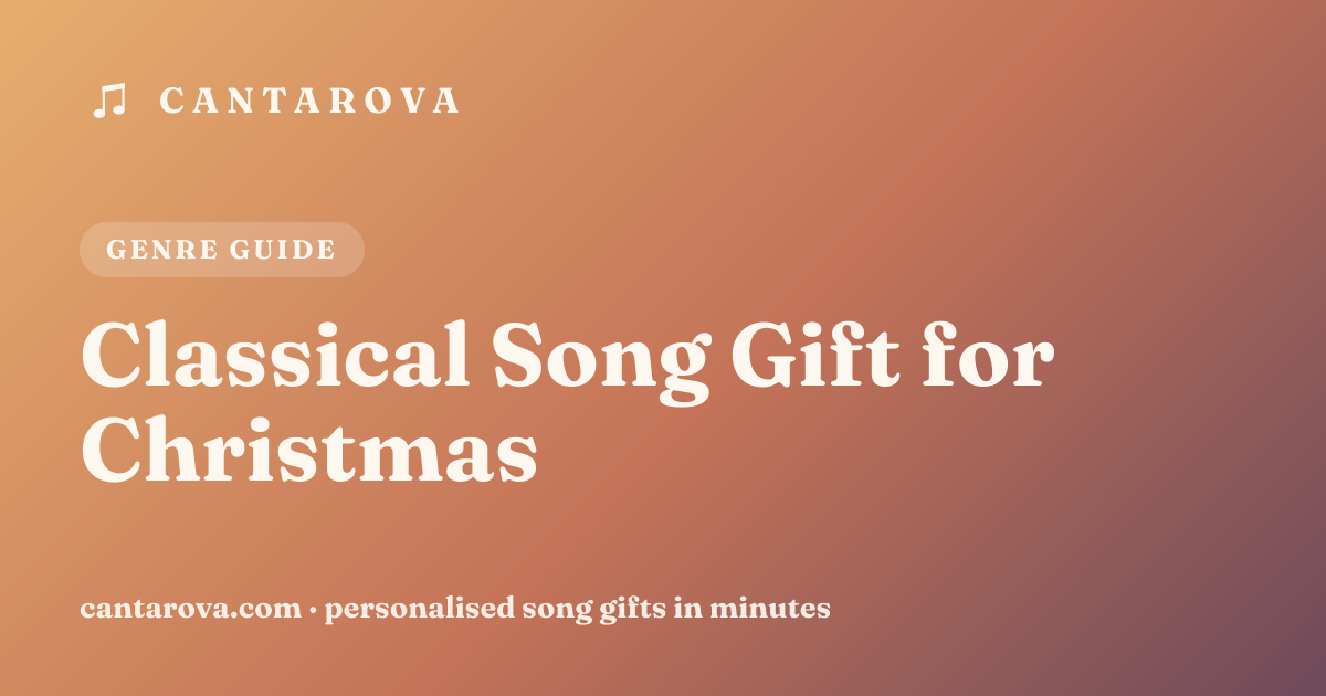 Classical Song Gift for Christmas