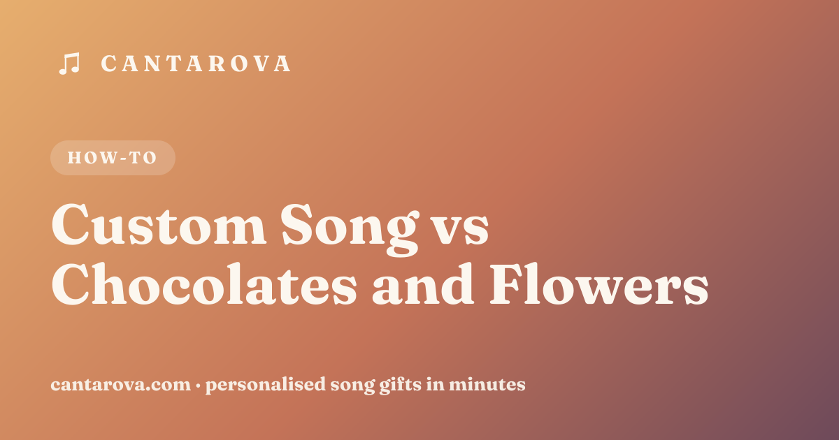 Custom Song vs Chocolates and Flowers
