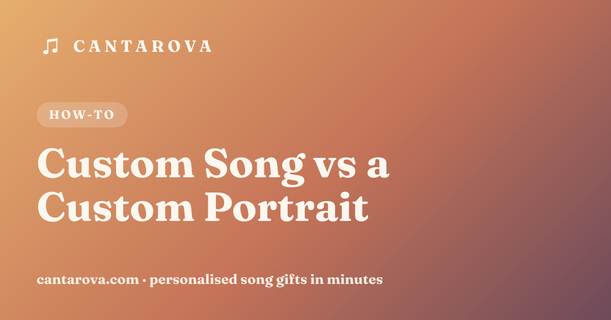Custom Song vs a Custom Portrait