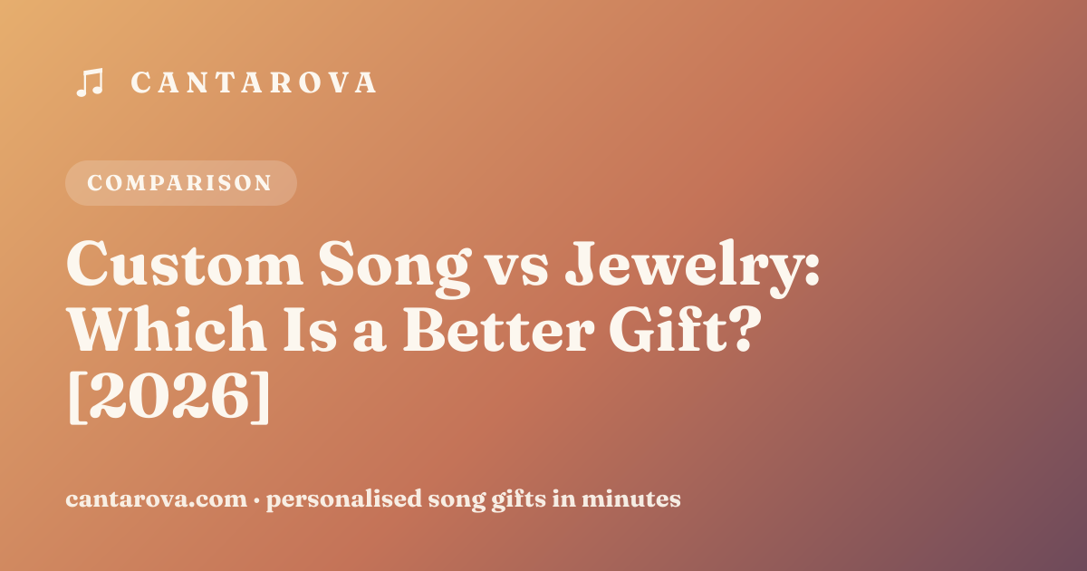 Custom Song vs Jewelry: Which Is a Better Gift? [2026]