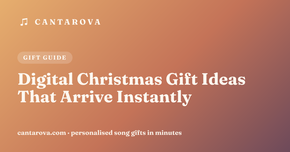 Digital Christmas Gift Ideas That Arrive Instantly