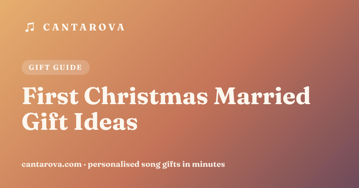 First Christmas Married Gift Ideas