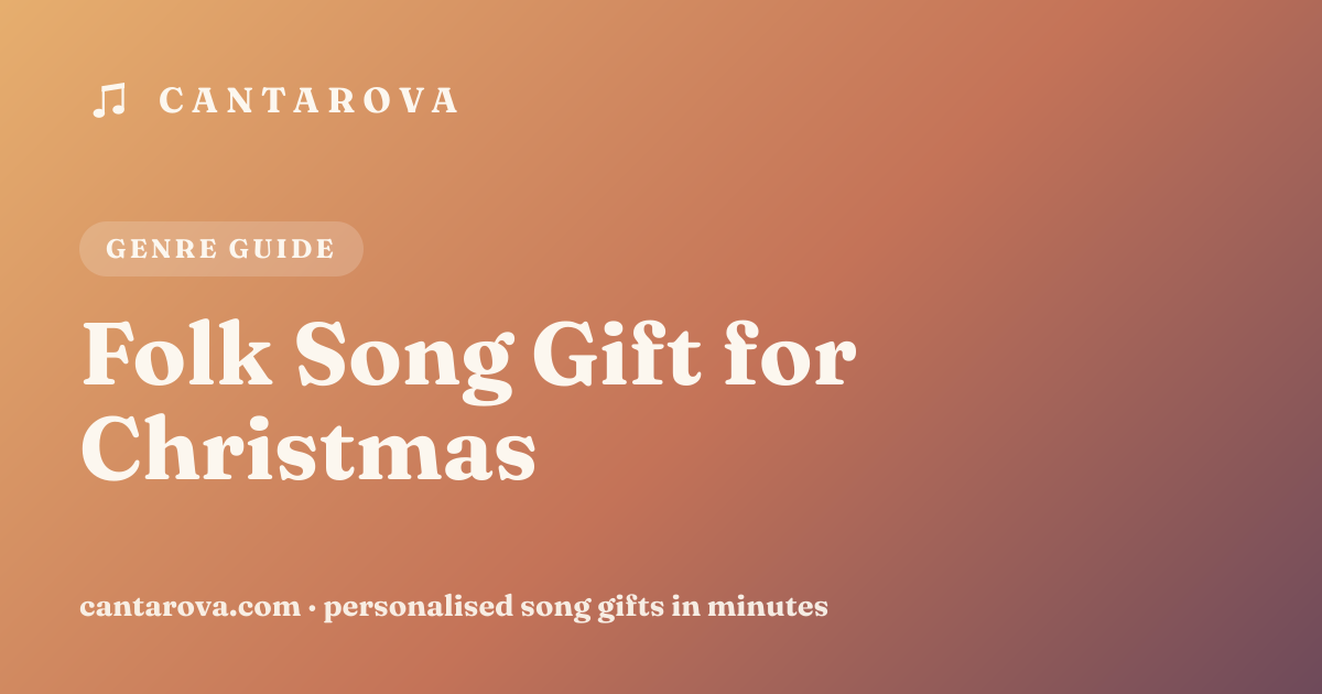 Folk Song Gift for Christmas