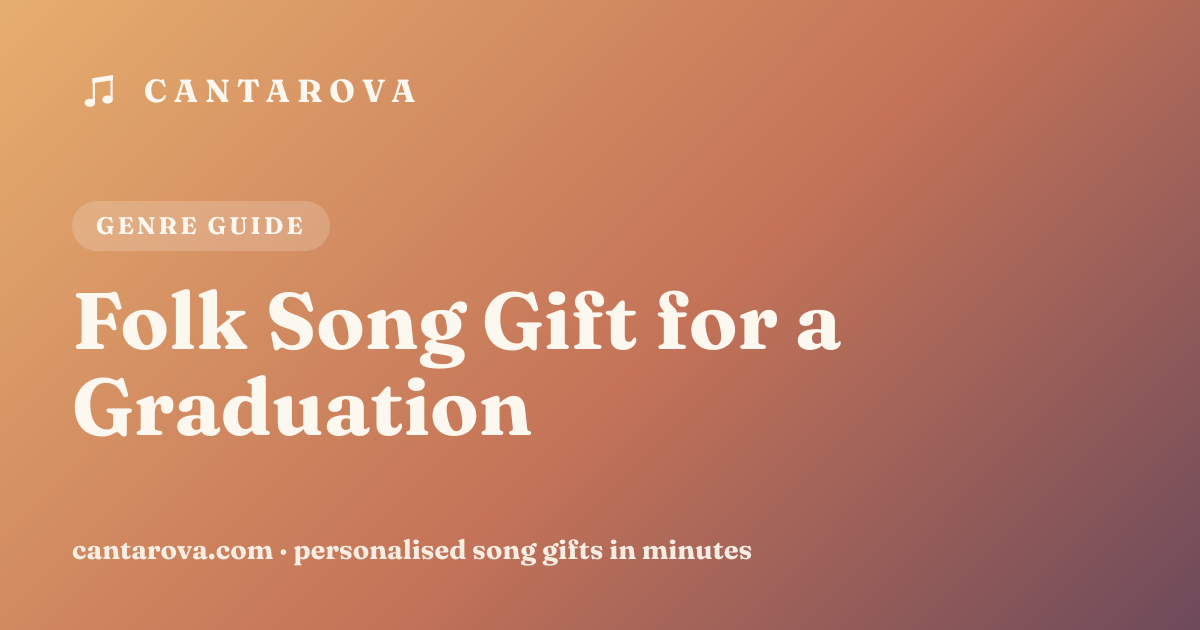 Folk Song Gift for a Graduation