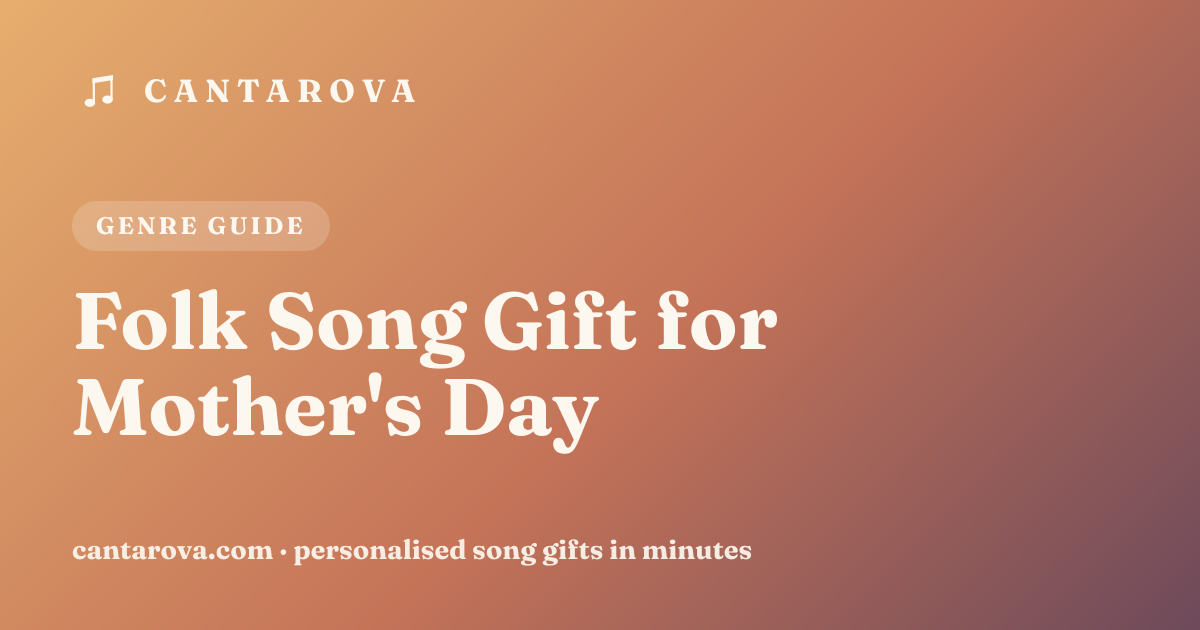 Folk Song Gift for Mother's Day