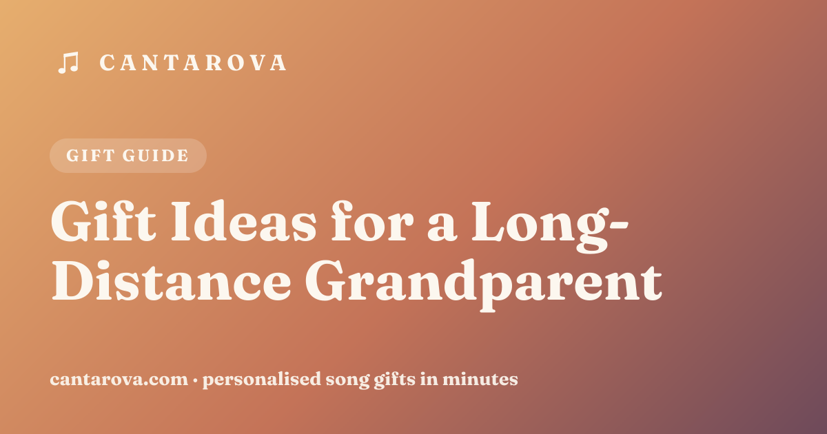 Gift Ideas for a Long-Distance Grandparent