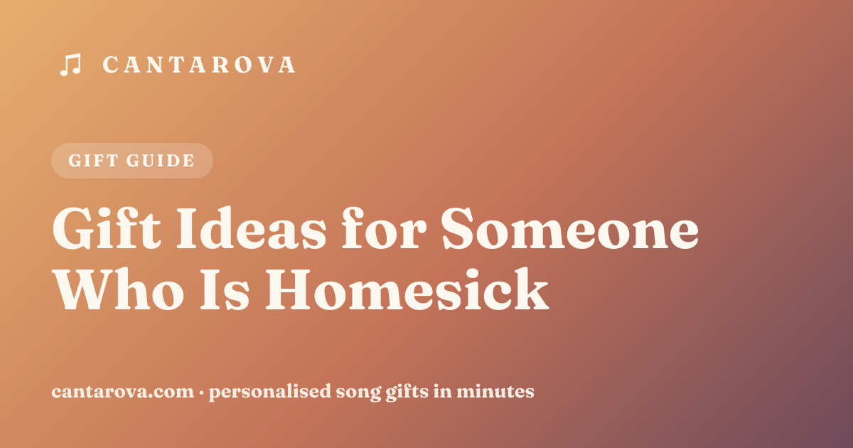 Gift Ideas for Someone Who Is Homesick