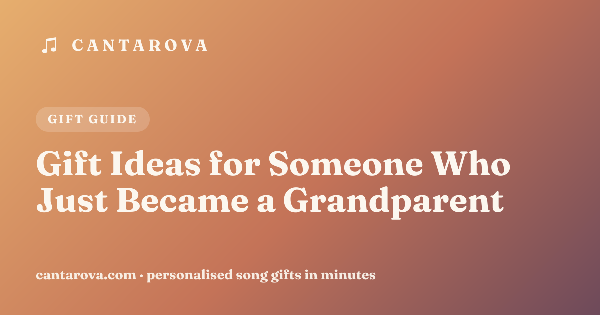 Gift Ideas for Someone Who Just Became a Grandparent