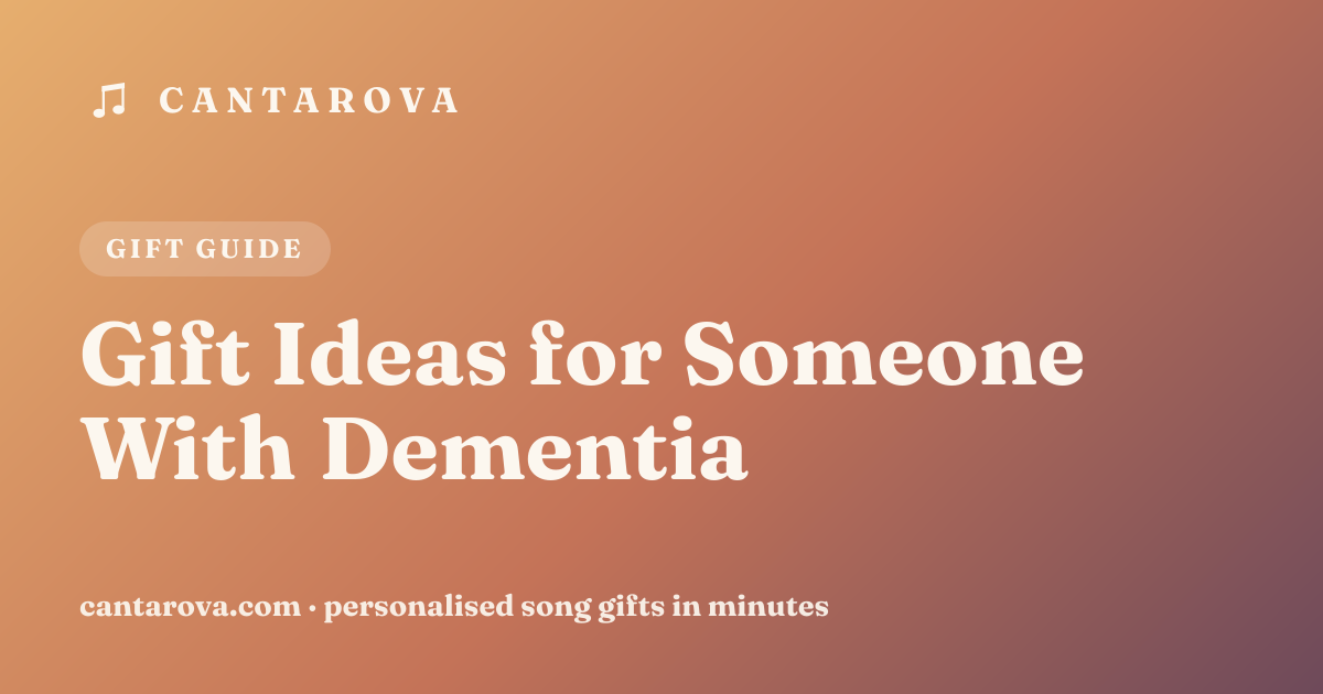 Gift Ideas for Someone With Dementia