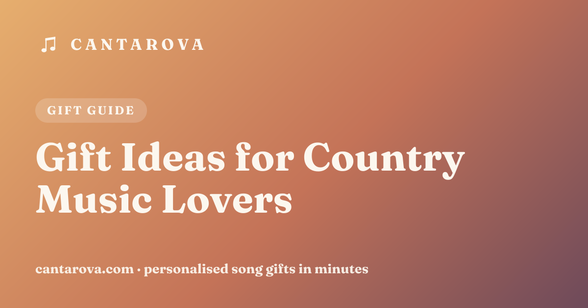 Gift Ideas for Country Music Lovers