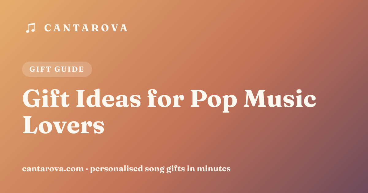 Gift Ideas for Pop Music Lovers